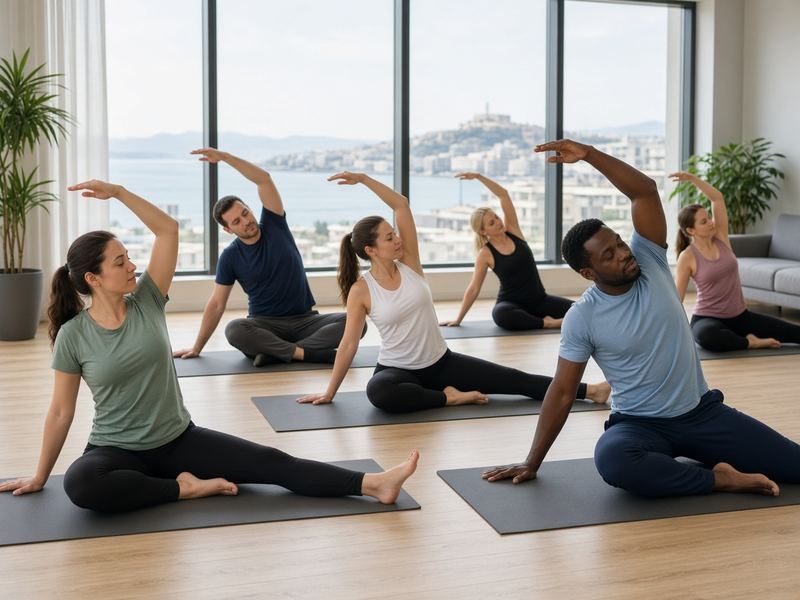 Corporate stretch at Studio Wildskin